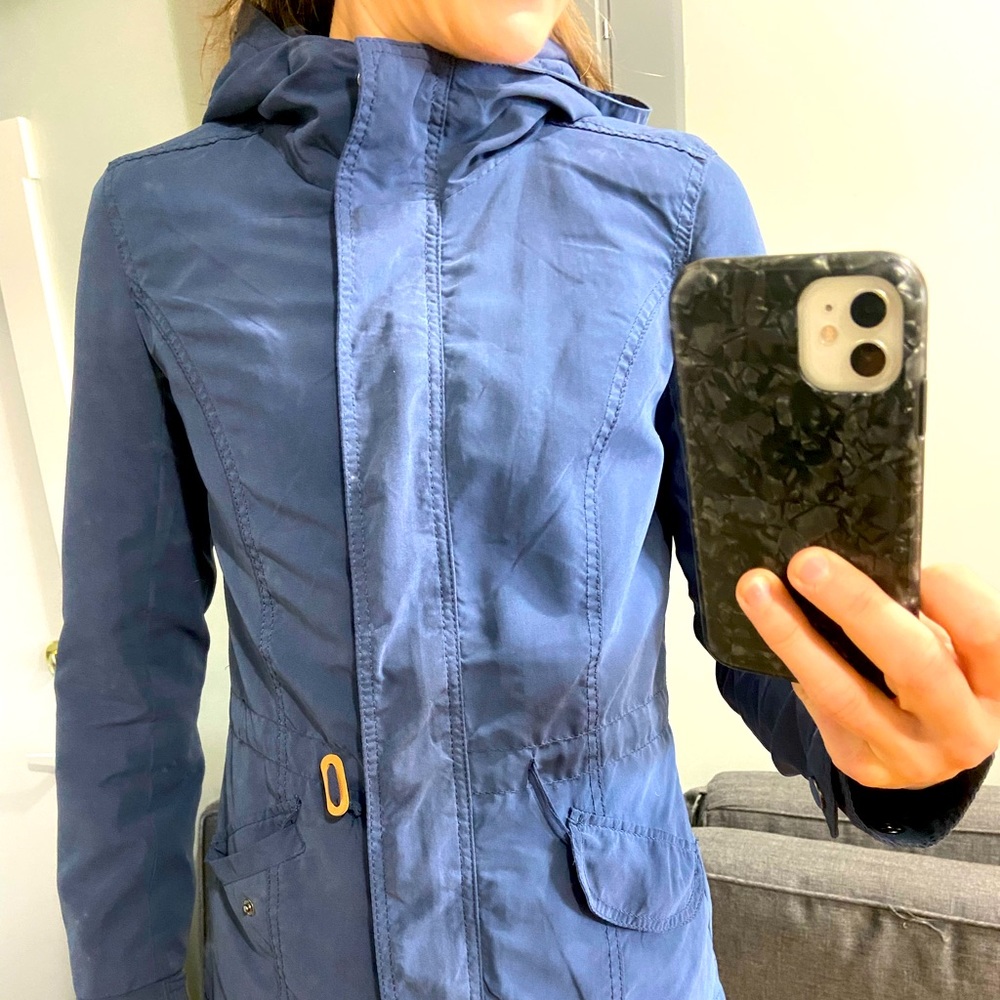 Xs navy blue spring or fall jacket.